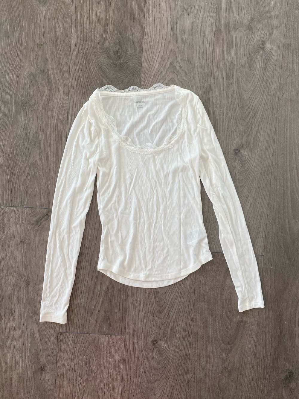 GapBody modal lace-trim top